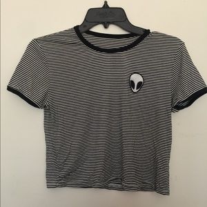 Alien logo top | unknown brand♻️TAKING OFFERS♻️